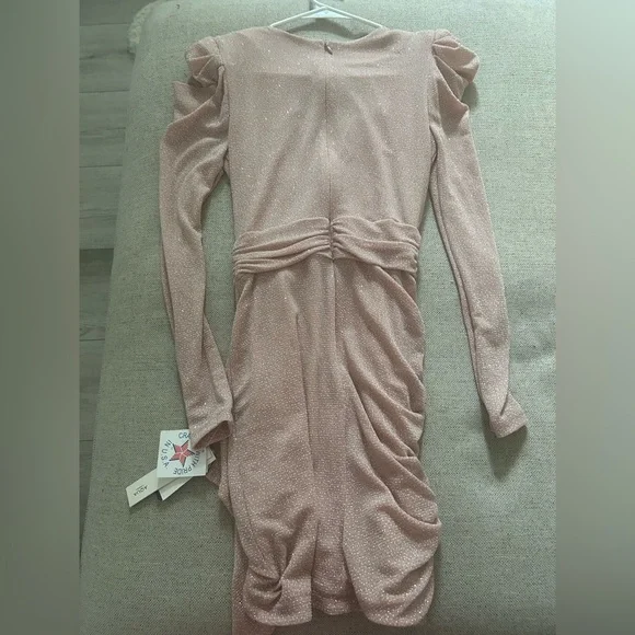 Aqua sparkle pink dress - Picture 5 of 5